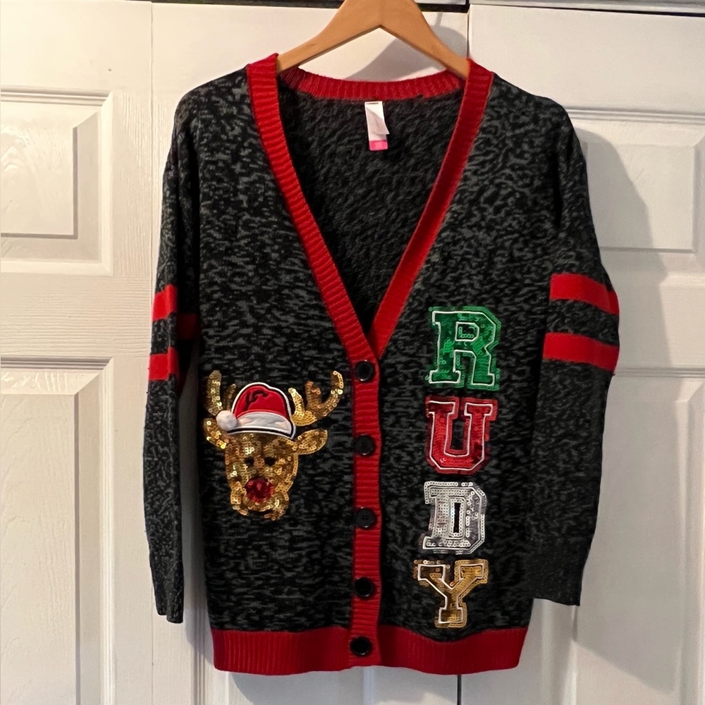 Rudy Christmas Cardigan